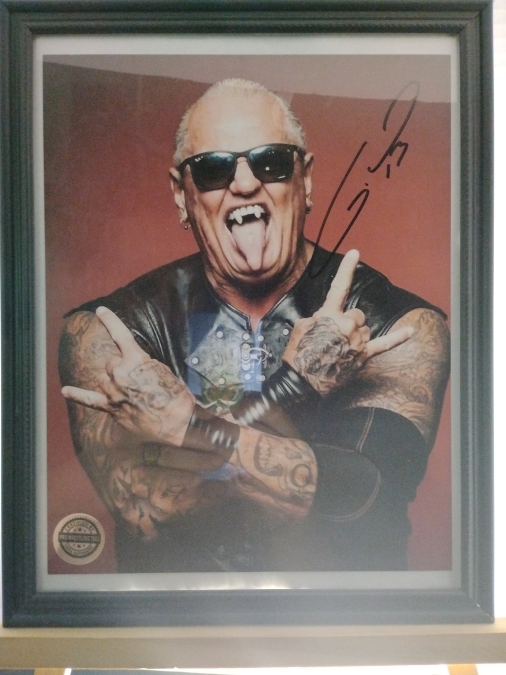 Gangrel The Brood WWF WWE Wrestling Autographed 8 x10 Photo